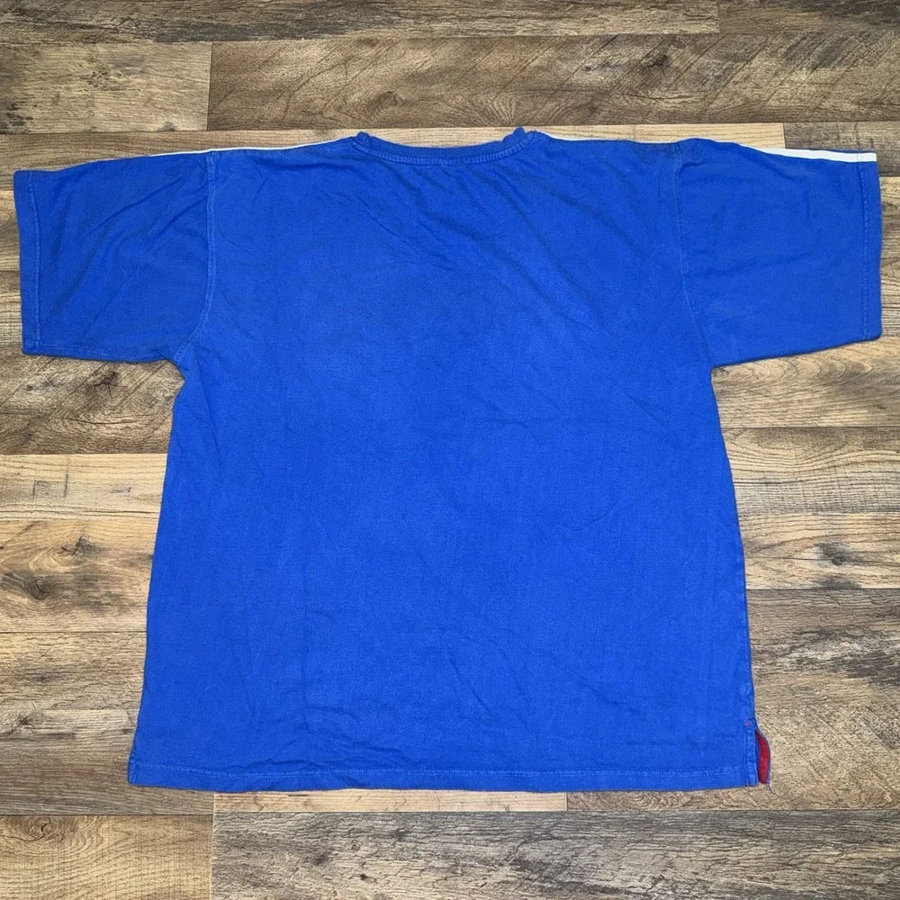 Vintage PJ Mark Absolute Philadelphia 76ers Blue T Shirt Size 2XL Basketball Y2K